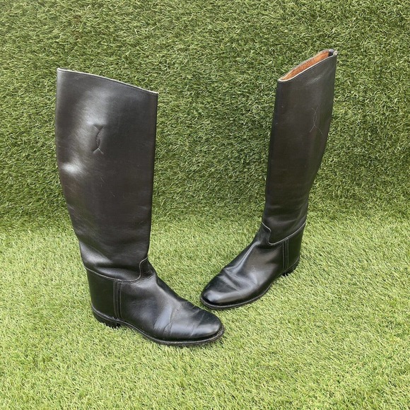 Churchill Women’s English Leather Equestrian Riding Boots Women’s Size 7.5 - Picture 5 of 16